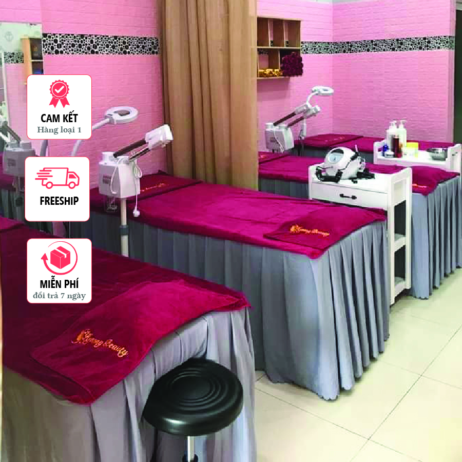 Drap/Ga trải giường spa, thẩm mỹ viện, giường làm nail chất liệu thun hàng loại 1