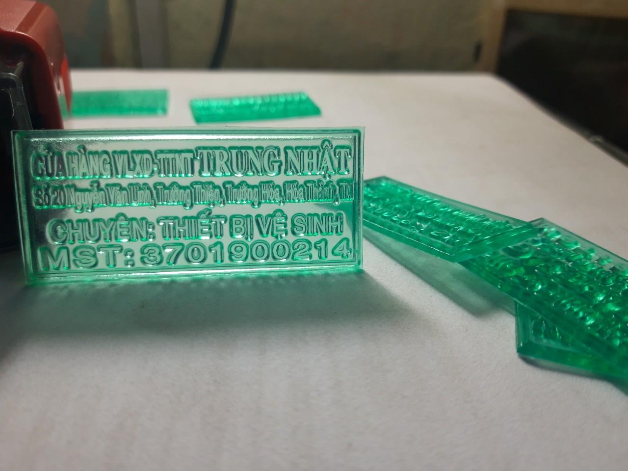 Dấu liền mực 1 đến 5 dòng (kt 58 x 22mm)