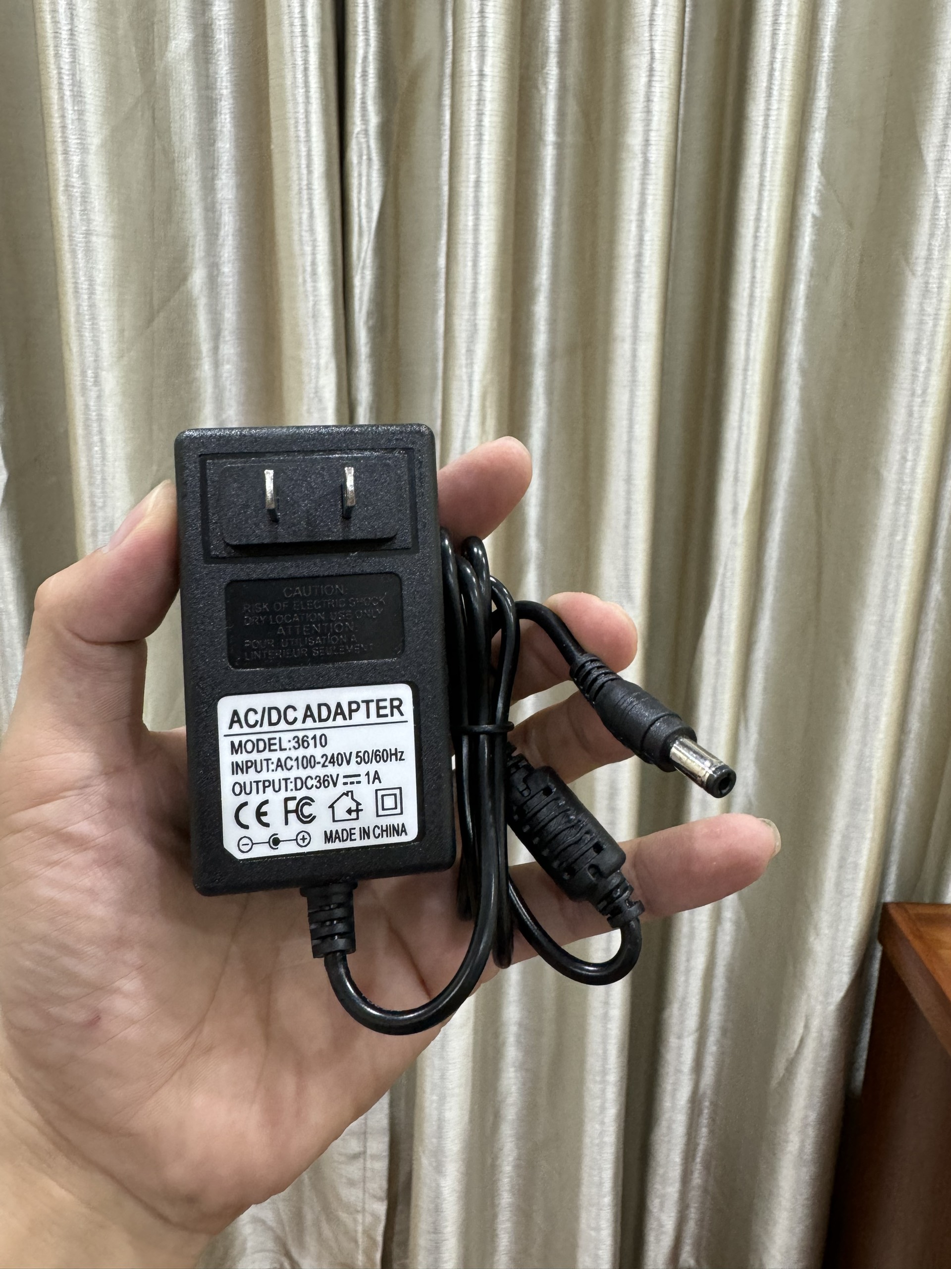 Adapter Nguồn 36v 1a bảo hành 12 tháng
