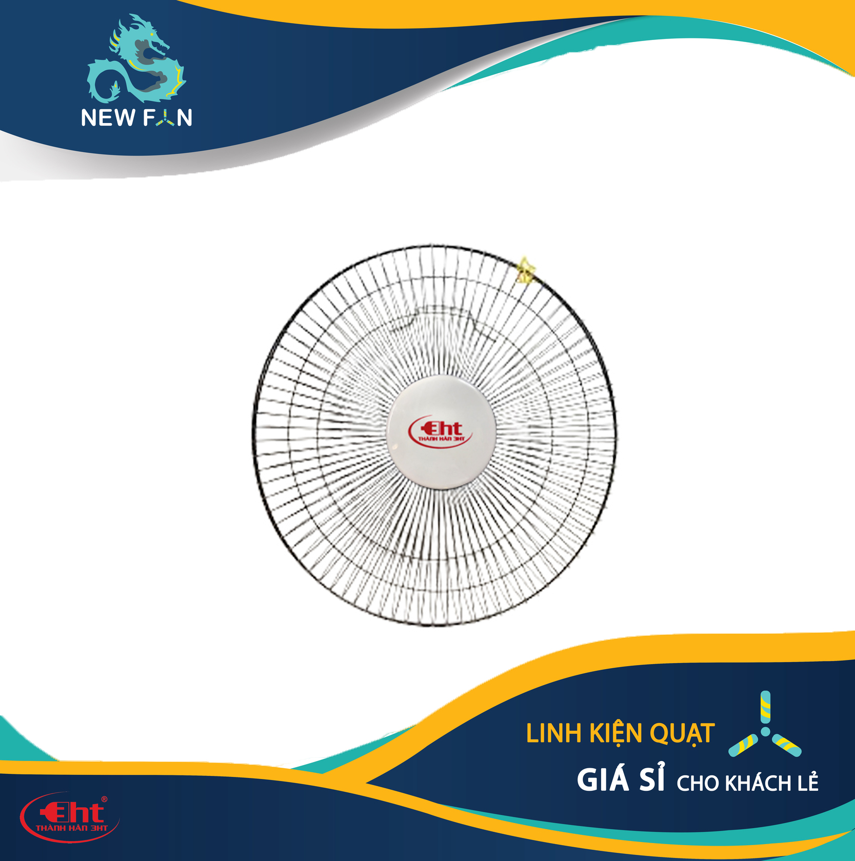Bộ lồng quạt và cánh, 30cm và 40cm.