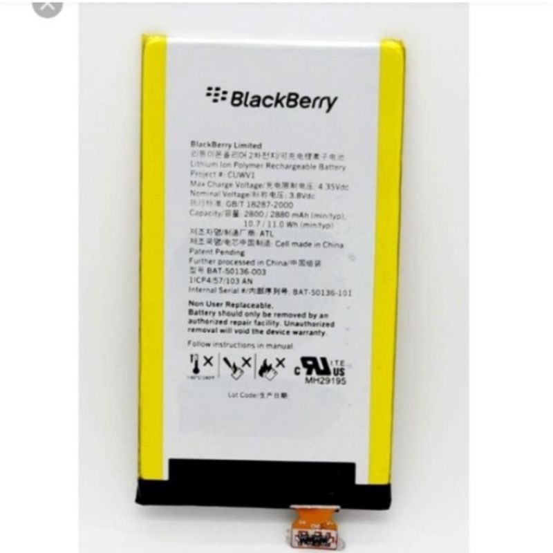 Pin xịn máy Blackbery Z30 bảo hành 6 tháng đổi mới.