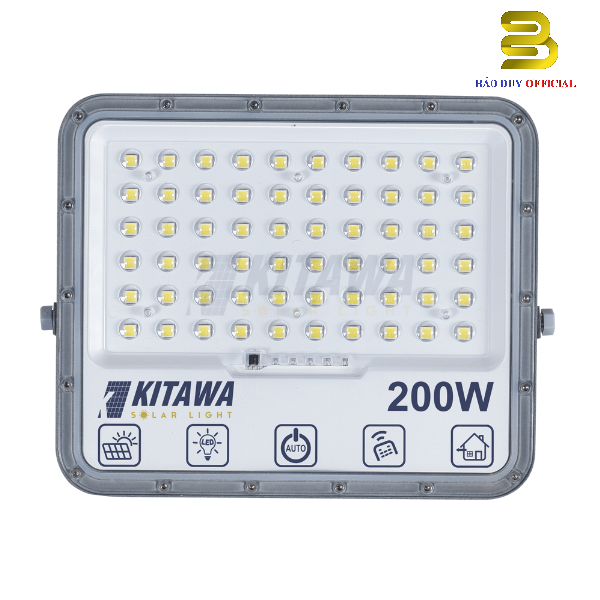 Đèn pha năng lượng mặt trời 200W Kitawa DP15.200