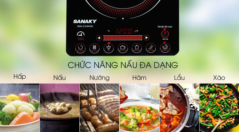 Bếp hồng ngoại Sanaky SNK-2103HGN