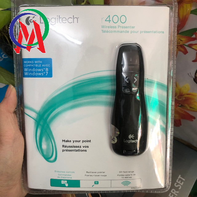 [HCM]Bút trình chiếu logitech R400