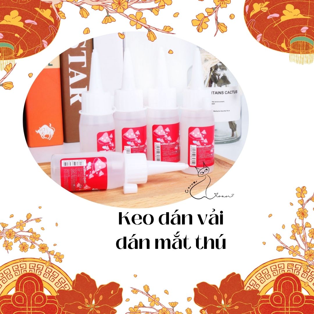 Keo dán chuyên dụng siliglue| Keo dán mắt thú, tóc búp bê, phụ kiện