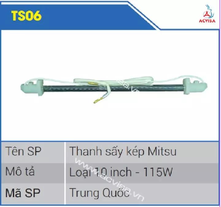 Combo 3 Thanh Sấy Tủ Lạnh MITSHU 12 inch kép