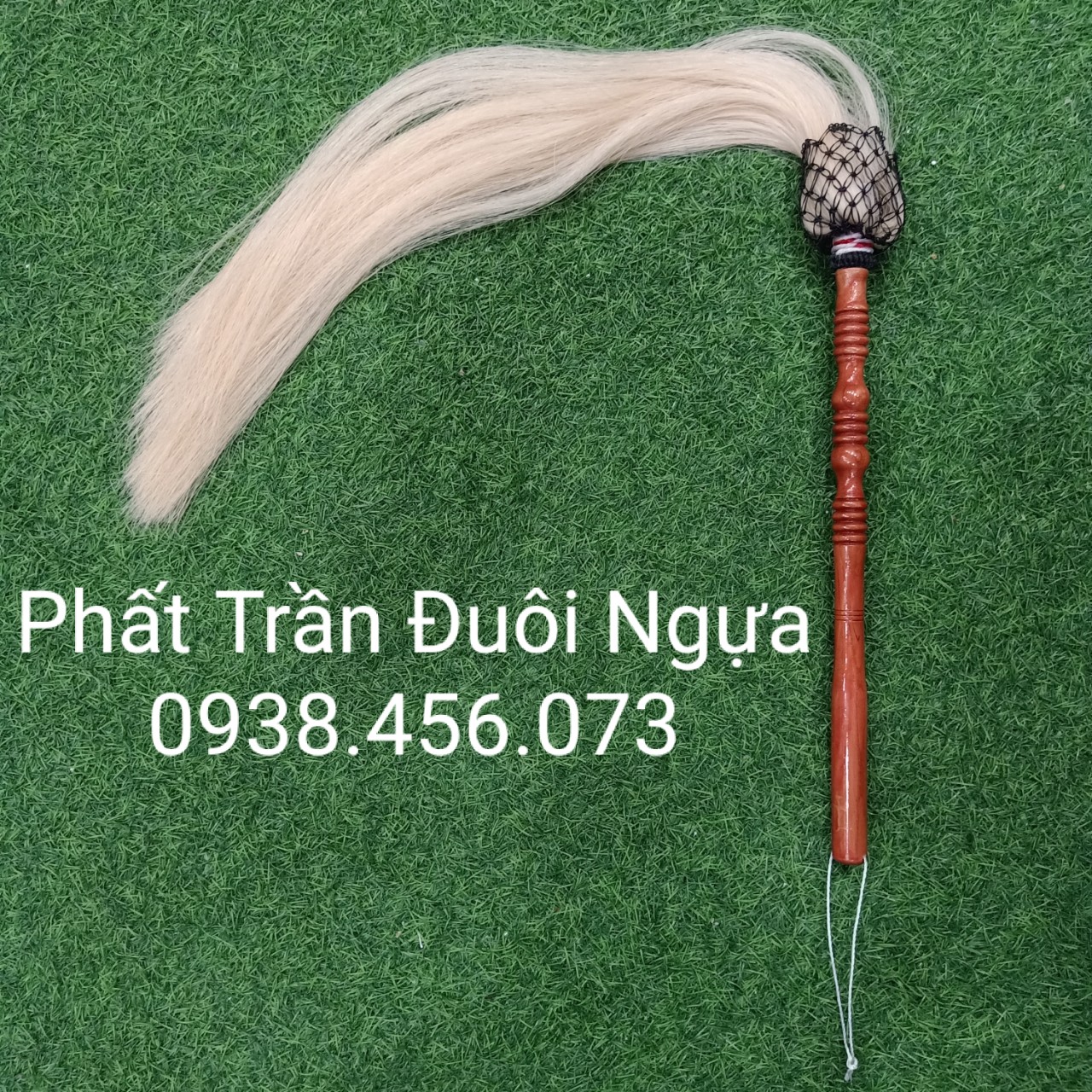 Phất Trần Cán Gỗ Cây Phất Trần Cán Gỗ Sợi Nhân Tạo Phất Trần Gia Tiên