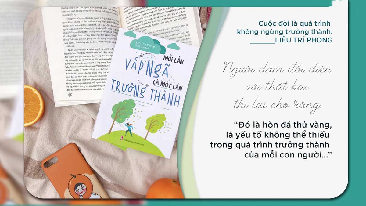 Mỗi lần vấp ngã là 1 lần trưởng thành