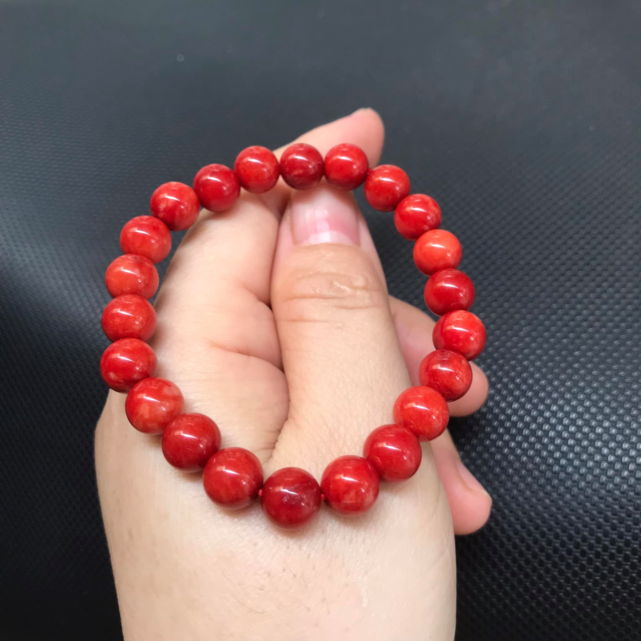 VÒNG TAY CẨM THẠCH HUYẾT size 8ly