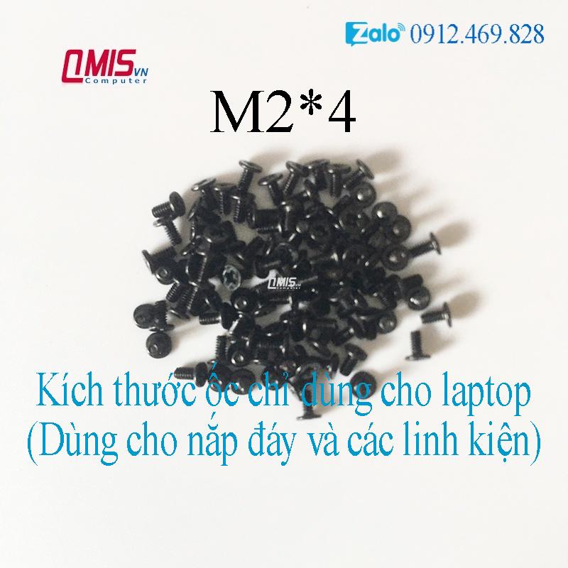 M2*4 (mũ 4mm) - Ốc vít laptop Kích thước M2x4 M2 x 4 mm (Gói 10 con ốc)