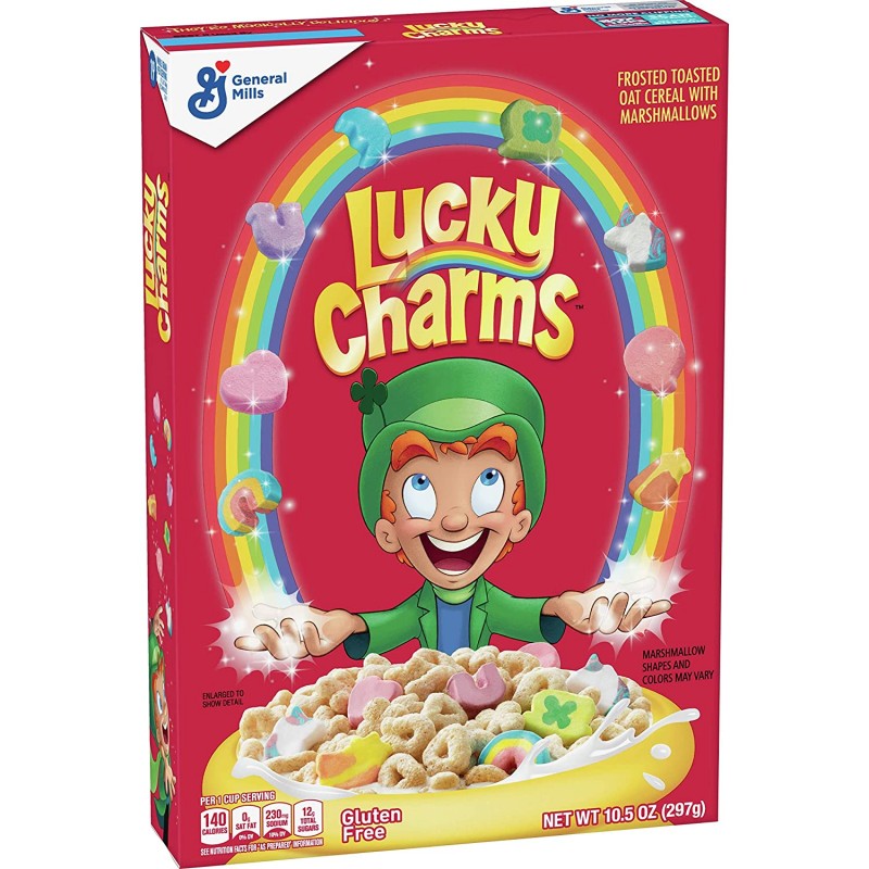 [Hàng Mỹ] Ngũ cốc ăn sáng Lucky Charms 297gr