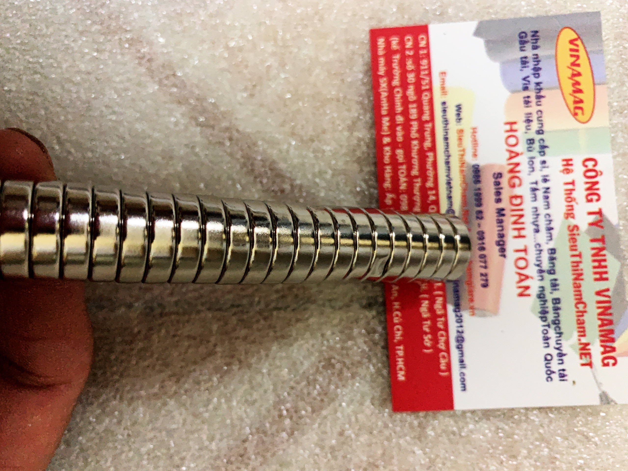 Bộ 10 viên Nam châm đất hiếm 15x4mm