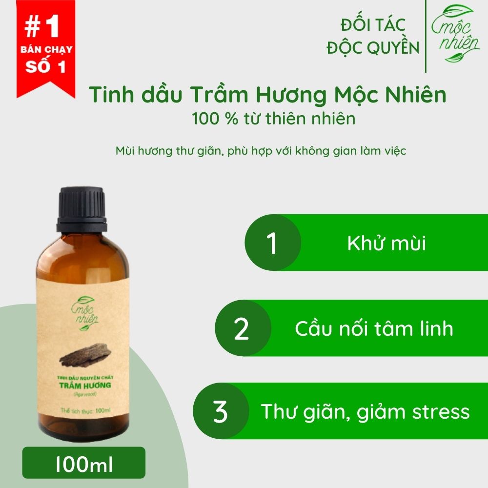 Tinh dầu Mộc Nhiên nguyên chất có kiểm định 100ml