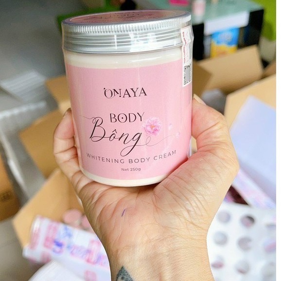 Kem Dưỡng Trắng Body Bông ONADA 250g
