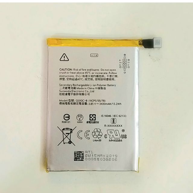 Pin cho điện thoại Google Pixel 3 Xl 3430mah bảo hành 6 tháng đa dạng mẫu mã chất lượng sản phẩm đảm bảo và cam kết hàng đúng mô tả