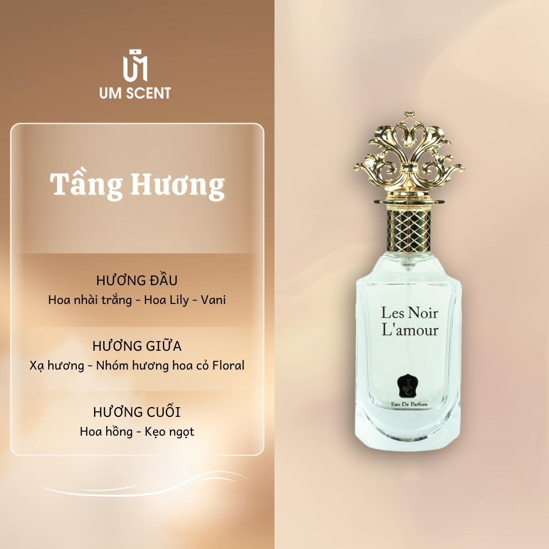Nước Hoa Nữ Les Noir L'amour 100ml & 10ml