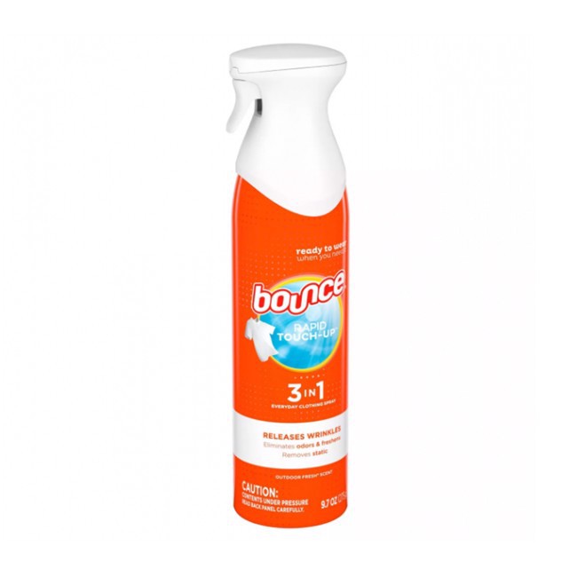 [HÀNG CHÍNH HÃNG USA] Xịt thơm & thẳng quần áo Bounce 3in1