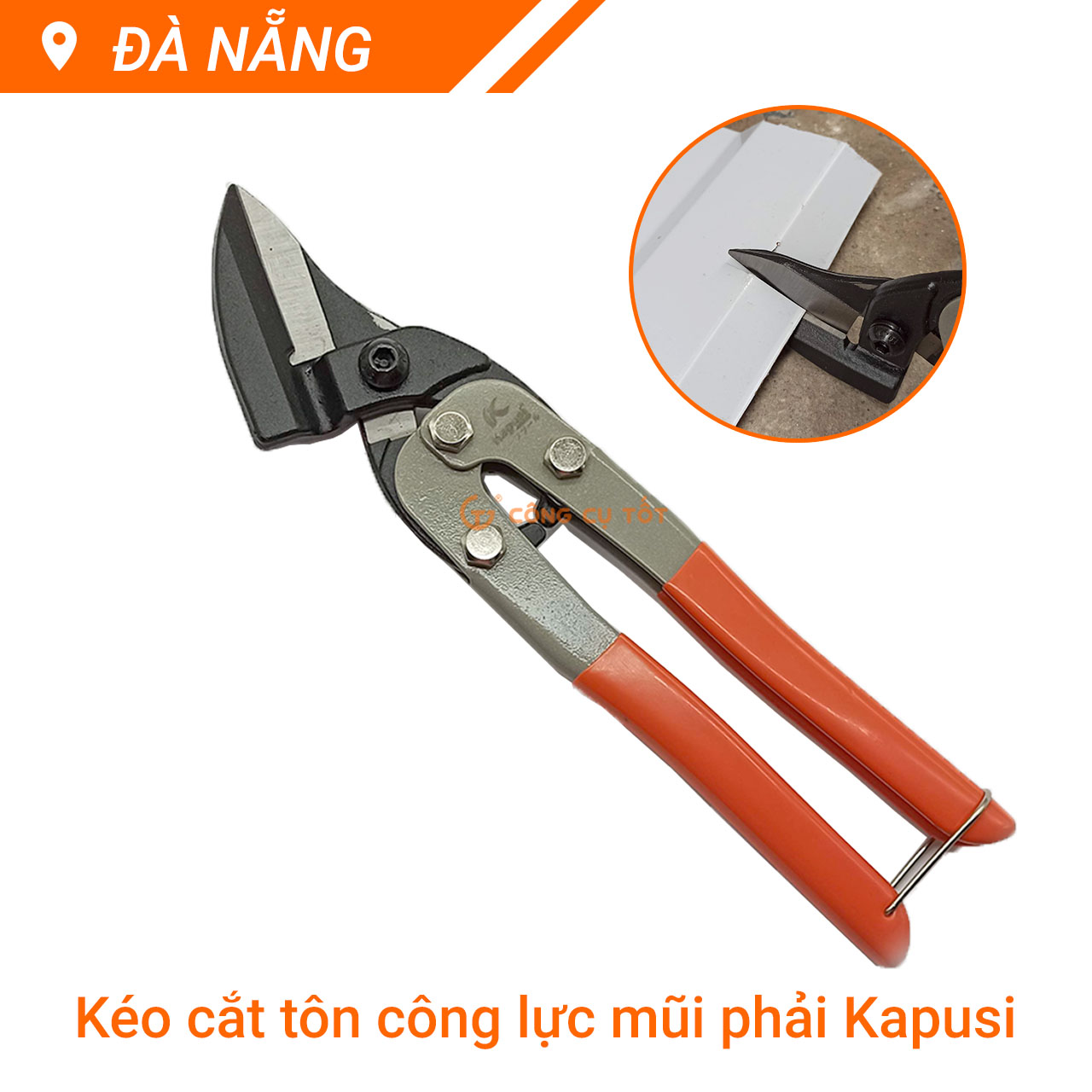 Kéo cắt tôn Kapusi Nhật Bản 10inch