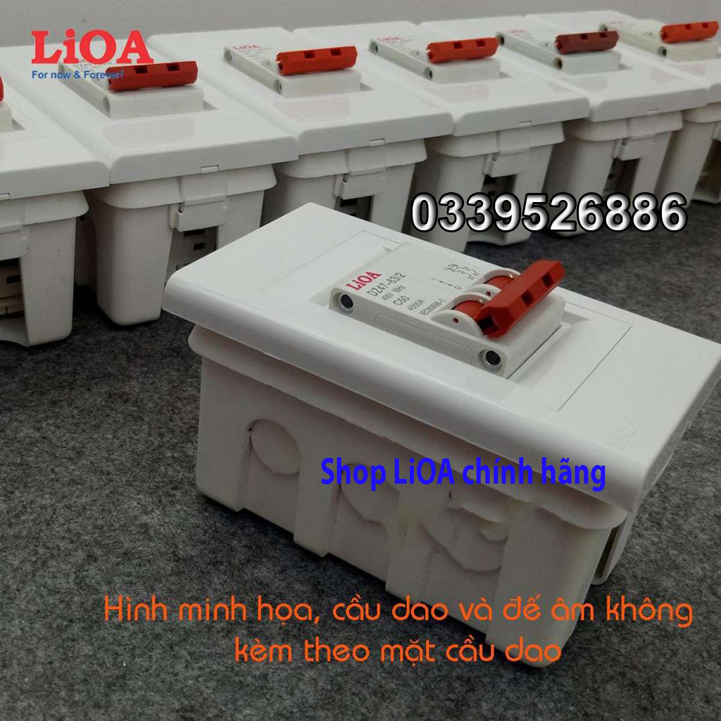 Mặt cầu dao đơn/đôi MCB LiOA