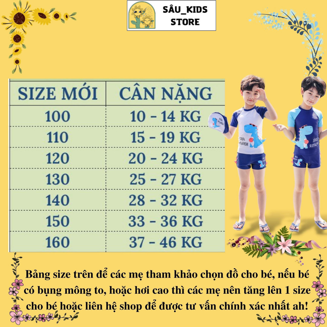 Đồ Bơi Trẻ Em Dành Cho Bé Trai Mùa Hè
