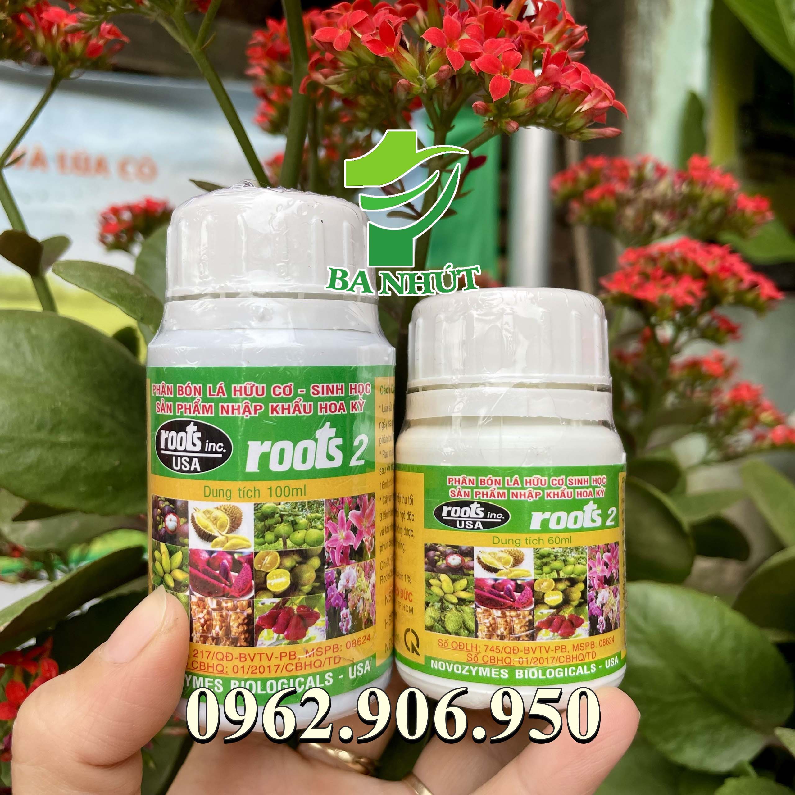 Phân Bón Lá Cao Cấp Kích Ra Rễ ROOTS 2 Hoa Kỳ (100ml)