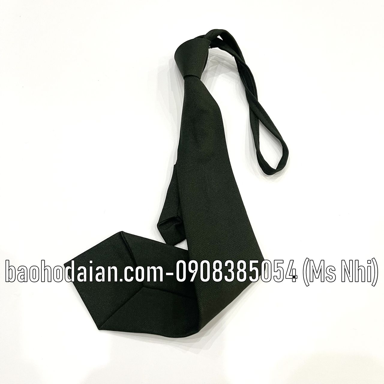Cà vạt dây rút chất liệu vải cát mềm đẹp