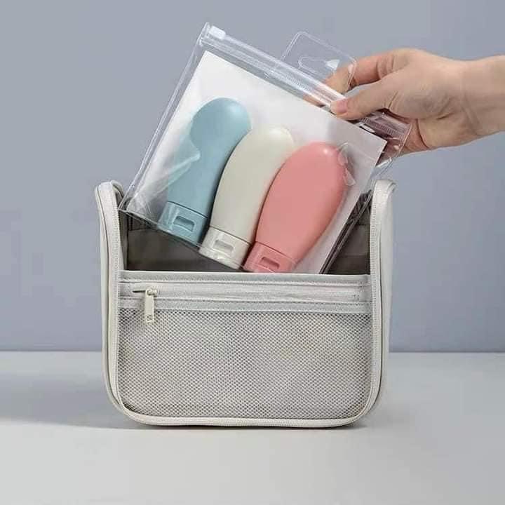 SET 3 LỌ CHIẾT MỸ PHẨM silicon MINI