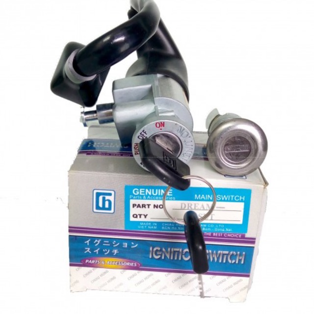 Bộ ổ khóa xe máy DREAM 2 cạnh chống trộm tuyệt đối BẢO HÀNH 6 THÁNG