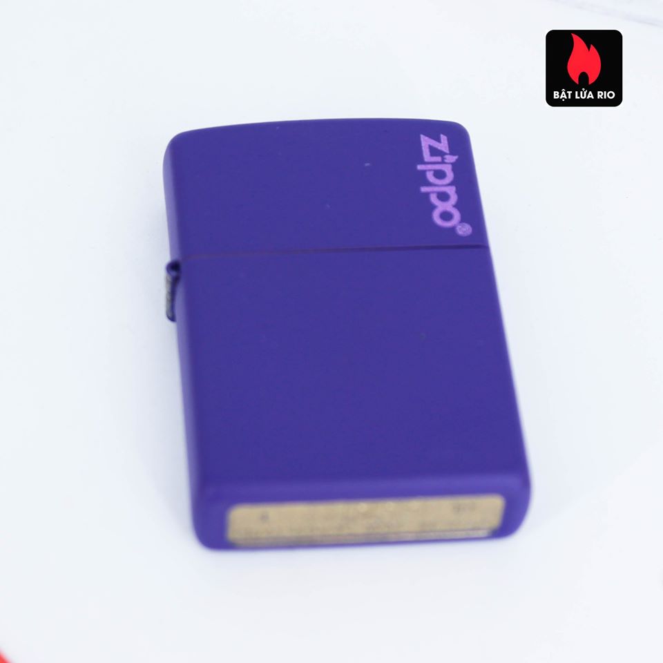 Bật lửa Zippo 237ZL Zippo Purple Matte Zippo Logo