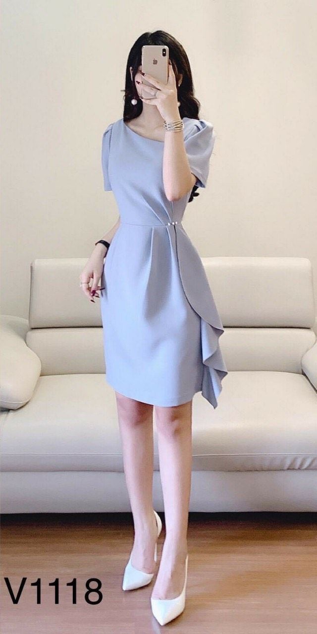 ĐẦM ÔM BODY NHÚN EO PHỐI BÈO SIÊU XINH
