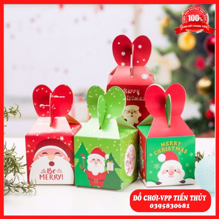 Hộp quà tặng noen - quà tặng sự kiện- set 10 hộp siêu xinh
