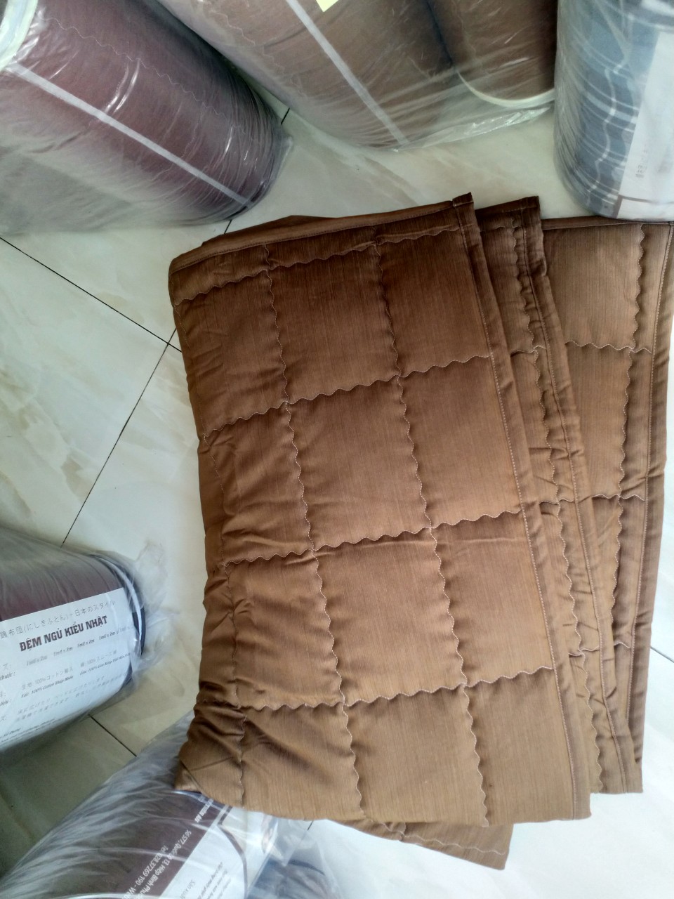 NỆM TRẢI SÀN KIÊM ĐỆM TRẢI GIƯỜNG 1M8*2M*2CM