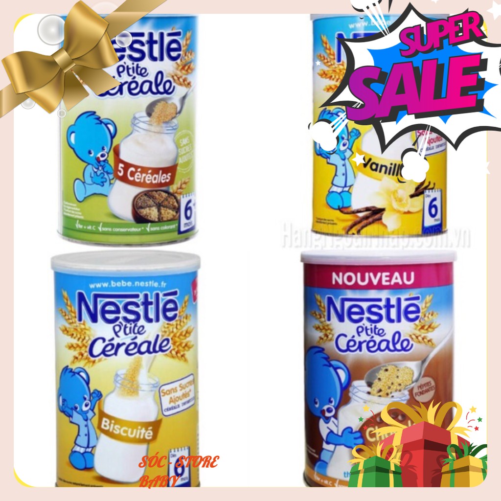 Bột Lắc Sữa Nestle 400gr Dành Cho Bé Lười Bú-Pháp[Date 2020]