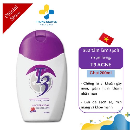 Sữa Tắm Toàn Thân T3 Chai 200Ml