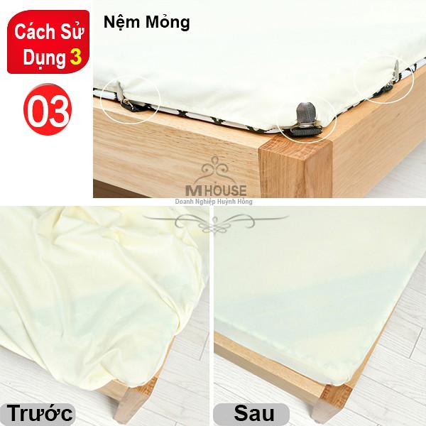 Bộ Kẹp Chống Xê Dịch Drap Trải Giường Phụ Kiện Nệm Ga Giường Ngủ
