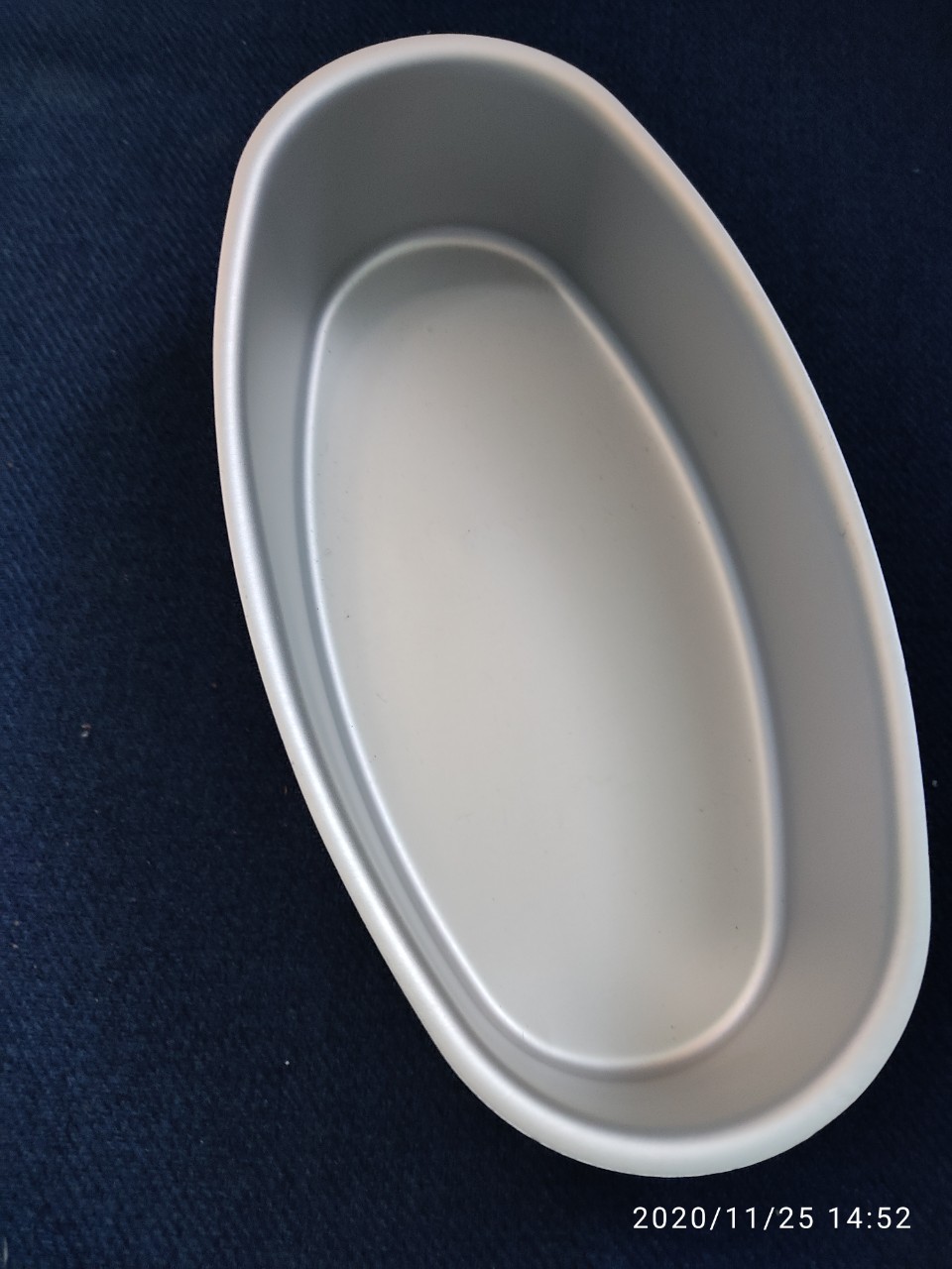 KHUÔN BÁNH NHÔM  HÌNH OVAL BẠC 21 CM X 11 CM X 6 CM