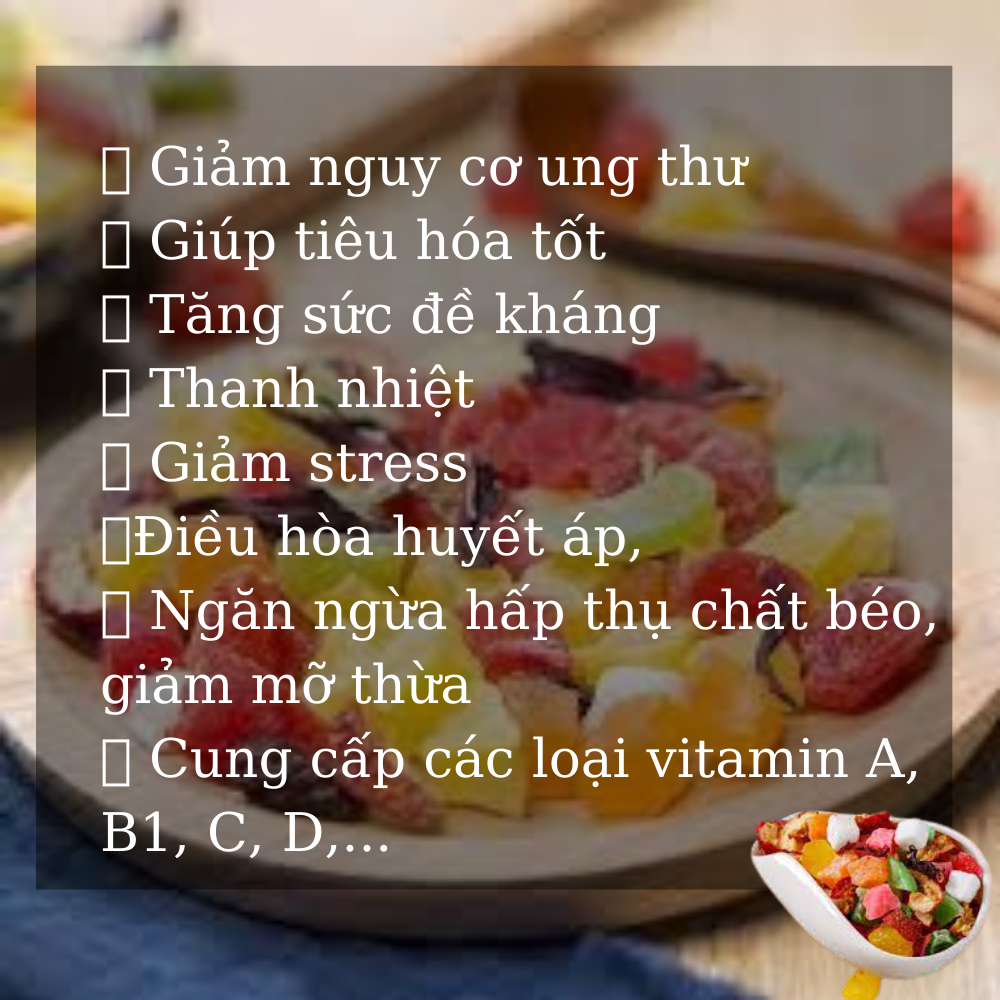 Trà hoa quả bali gói 100g