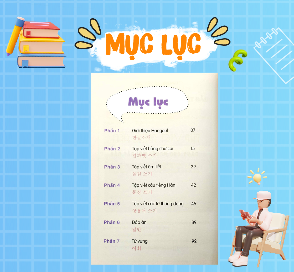 Sách - Tập viết tiếng Hàn dành cho người mới bắt đầu - McBooks