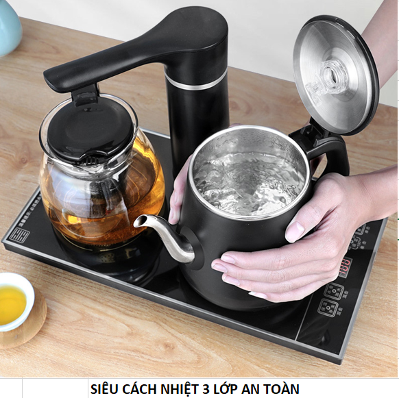 Bộ Đun Nước Điện Tự Động Pha Trà Tại Bàn Ấm Siêu Tốc