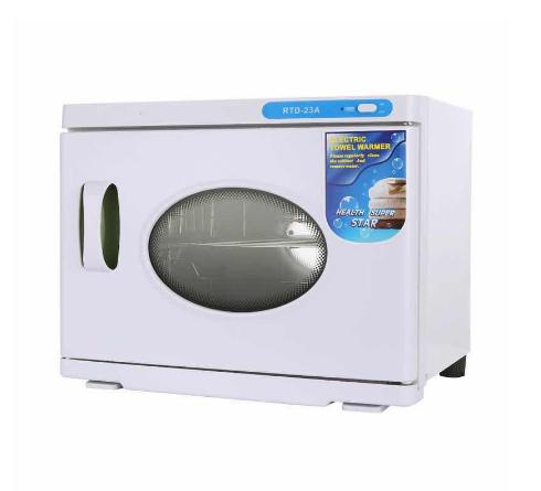 Tủ Hấp Khăn 23A Dùng Cho Spa Có Kính (Có Đèn UV Diệt Khuẩn)
