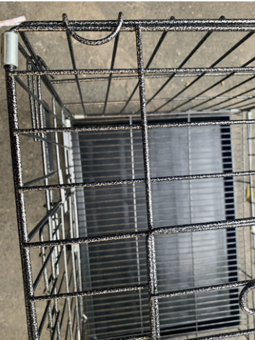 [HCM]Lồng Chó Mèo Gấp Gọn Có Khay Vệ Sinh Kích Thước 50x35x42cm