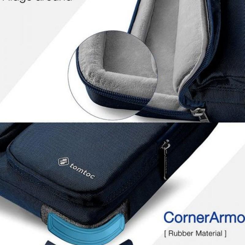 [HCM]TÚI ĐEO TOMTOC (USA) 360 SHOULDER BAGS MACBOOK 13″ Dark Blue