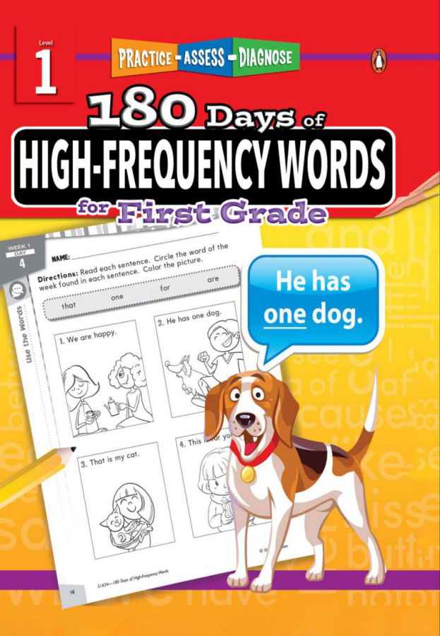 180 day High Frequency Words level 1,2
