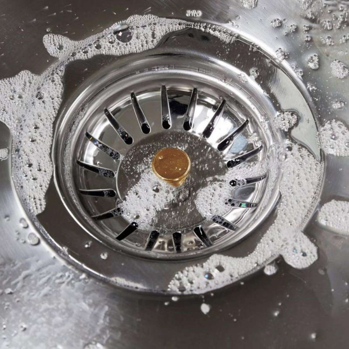 Stainless Steel Dishwasher Strainer - Curved Drain Cover Shape, With Handle