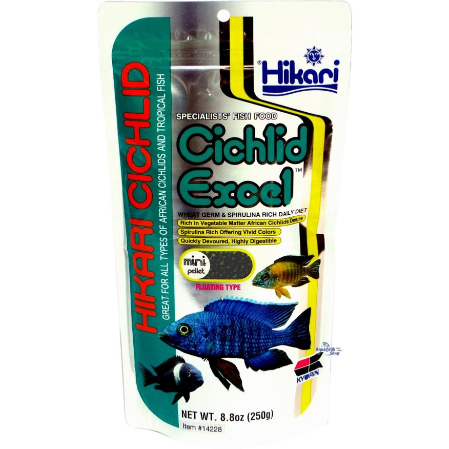 Thức ăn cho cá ALI Hikari Cichlid Excel hạt nổi 250gram thức ăn cho cá ALI giàu rau tảo