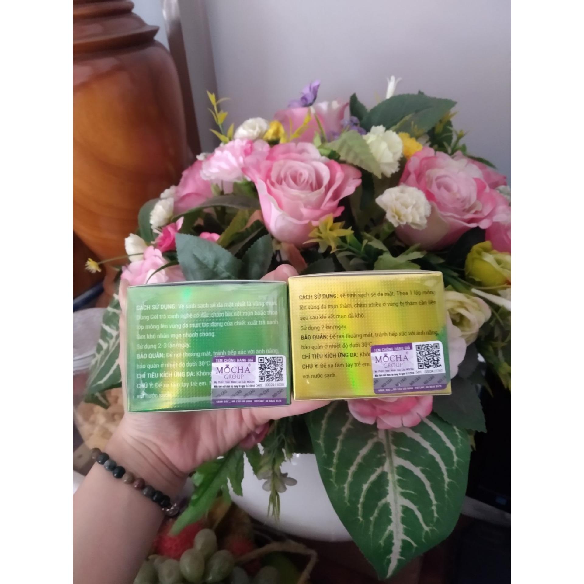 Kem Mụn - Bộ MỤN MOCHA 60gram gồm 2 hộp