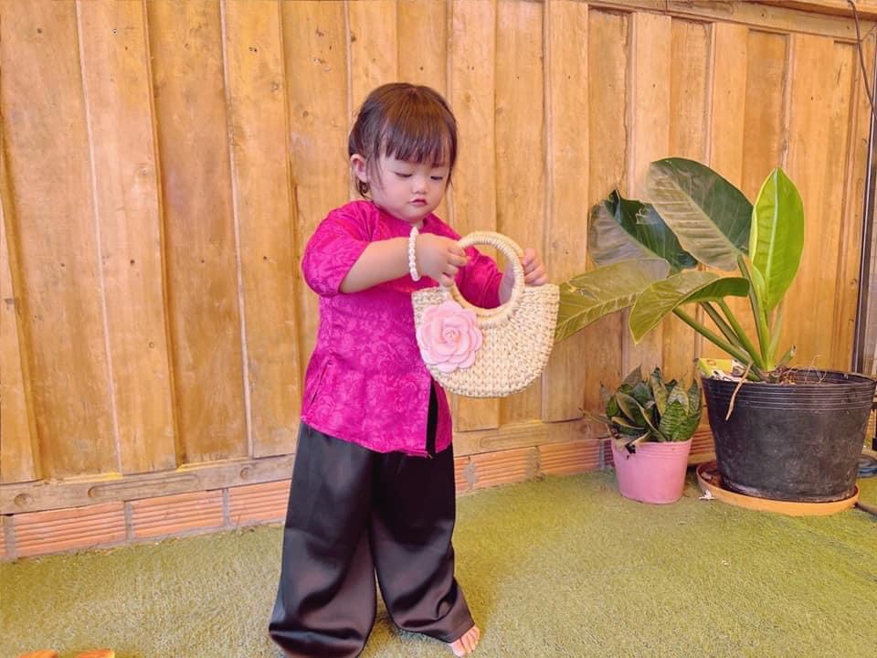 BỘ BÀ BA CƯNG XỈU CHO MẸ VÀ BÉ QUẦN ĐEN