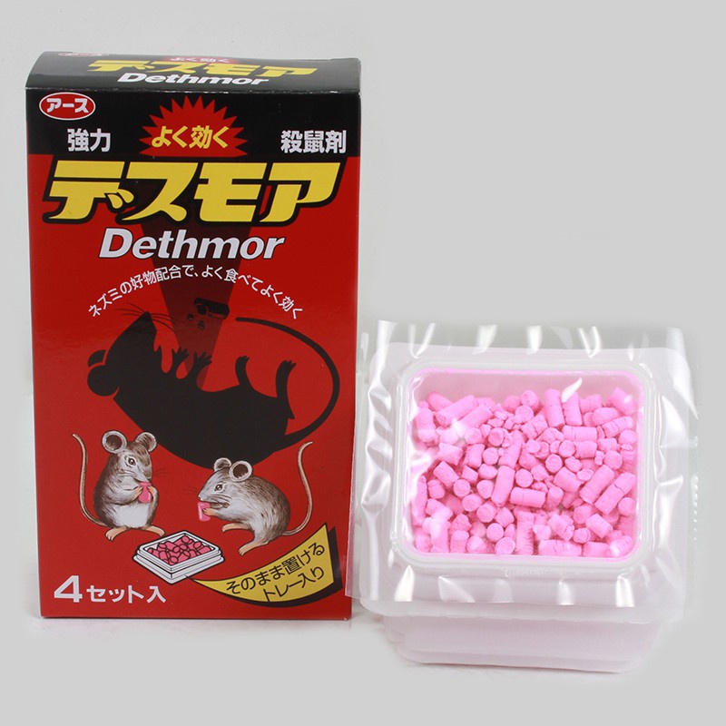 Thuốc diệt chuột Nhật Bản Dethmor - Hộp 4 vỉ