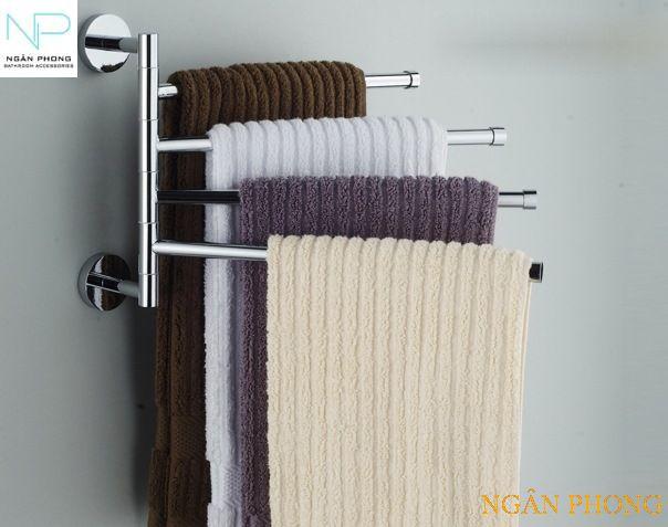 [HCM]THANH TREO KHẮN INOX 201- 4 THANH