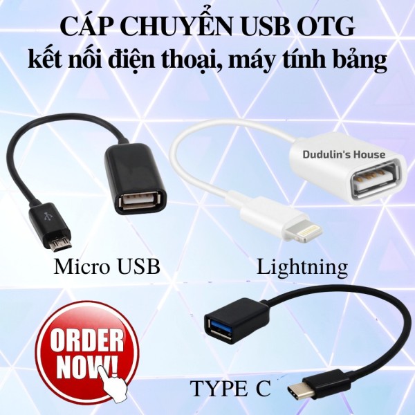 Bảng giá [HCM]Cáp chuyể OTG OTG USB kết nối bàn phím chuột mọi thiết bị với điện thoại máy tính bảng... Phong Vũ